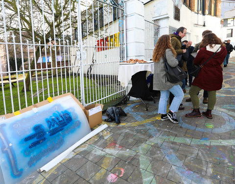 Lancering GUM in het graffitistraatje