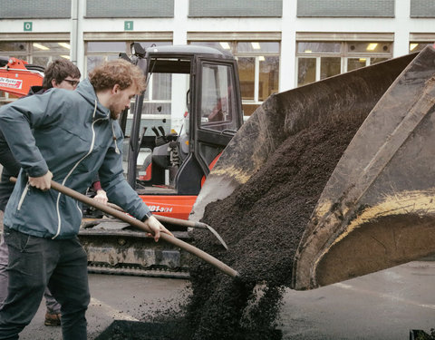 Opening Pimp your Campus-tuin en inhuldiging van looppad op Campus Sterre