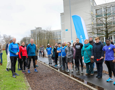 Opening Pimp your Campus-tuin en inhuldiging van looppad op Campus Sterre