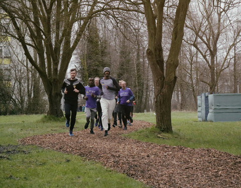 Opening Pimp your Campus-tuin en inhuldiging van looppad op Campus Sterre