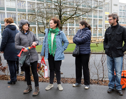 Opening Pimp your Campus-tuin en inhuldiging van looppad op Campus Sterre