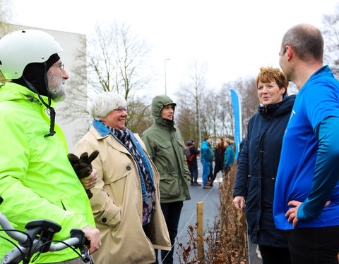 Opening Pimp your Campus-tuin en inhuldiging van looppad op Campus Sterre