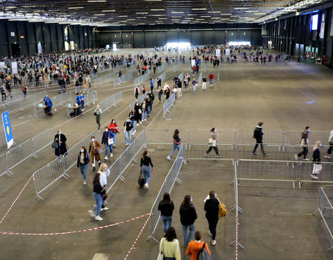 On campus examen in Flanders Expo