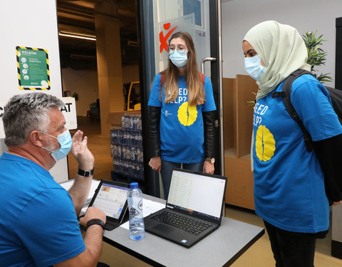 On campus examen in Flanders Expo