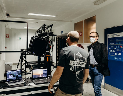 Corona projectie op Boekentoren