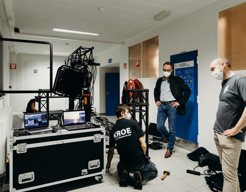 Corona projectie op Boekentoren