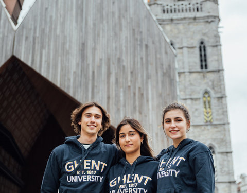 UGent studenten in de stad