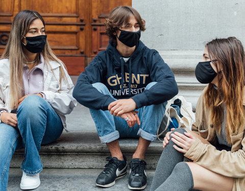 UGent studenten in de stad