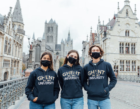 UGent studenten in de stad