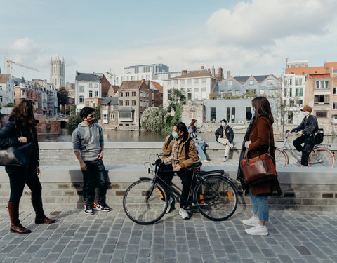 UGent studenten in de stad