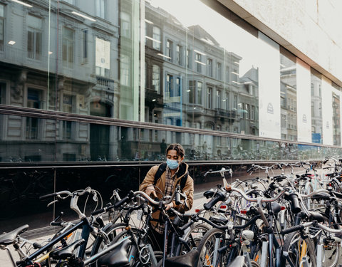 UGent studenten in de stad