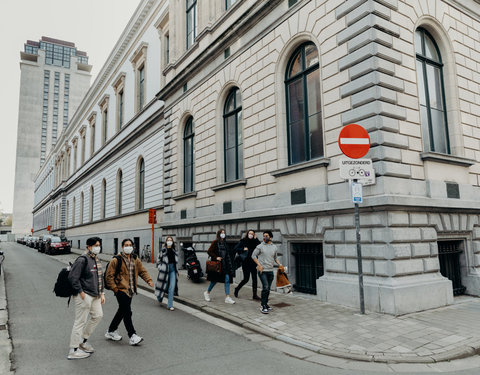 UGent studenten in de stad