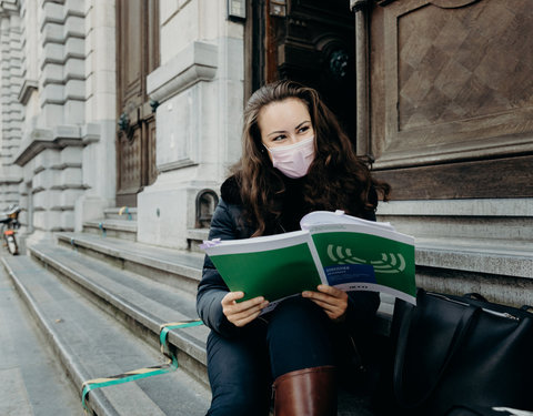 UGent studenten in de stad