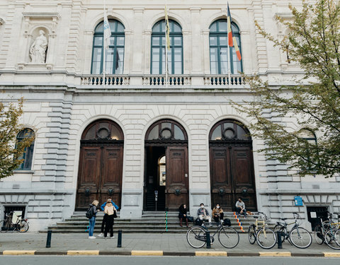 UGent studenten in de stad