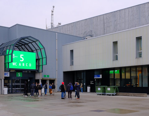 On campus examens in Flanders Expo