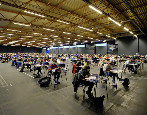 On campus examens in Flanders Expo