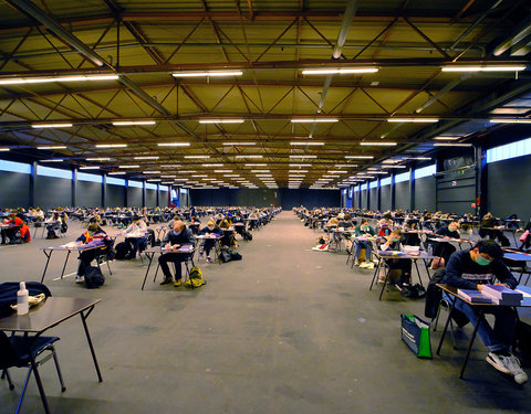 On campus examens in Flanders Expo