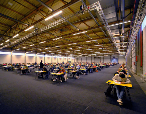 On campus examens in Flanders Expo