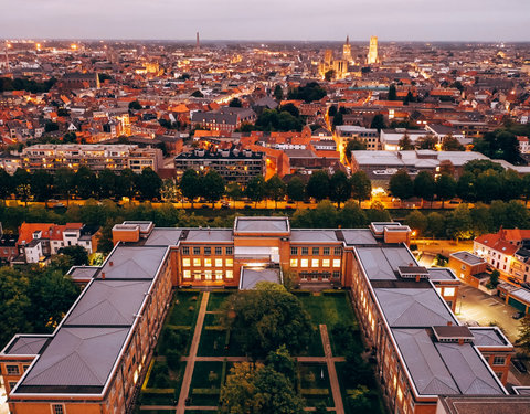 Drone opnamen in de faculteit Bio-ingenieurswetenschappen