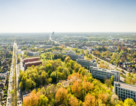 Drone opnamen UGent campussen 2021