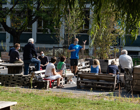 Wandelingen langs het Living Lab Campus Sterre en het Living Lab HOGENT