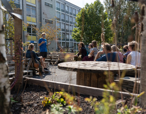 Wandelingen langs het Living Lab Campus Sterre en het Living Lab HOGENT