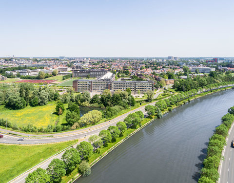 Drone opnamen Campus Schoonmeersen