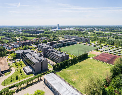 Drone opnamen Campus Schoonmeersen