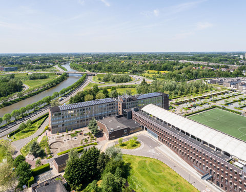 Drone opnamen Campus Schoonmeersen