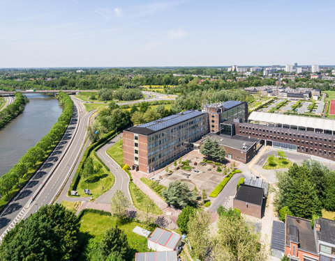 Drone opnamen Campus Schoonmeersen