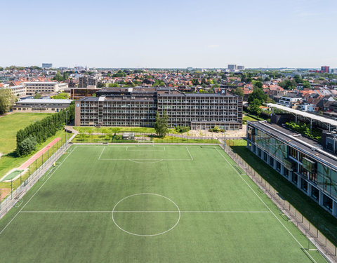 Drone opnamen Campus Schoonmeersen