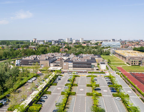 Drone opnamen Campus Schoonmeersen