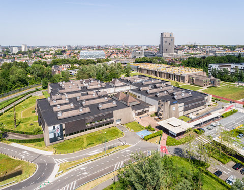 Drone opnamen Campus Schoonmeersen