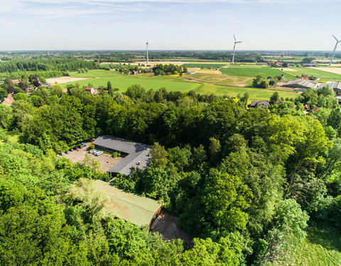 Drone opnamen Campus Gontrode