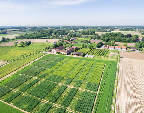 Drone opnamen proefhoeve Bottelare