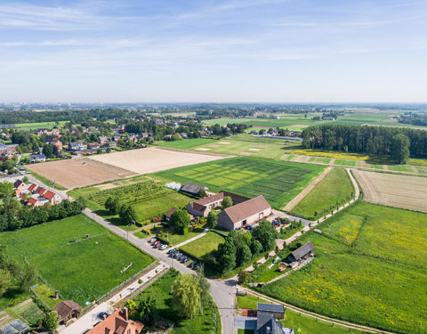 Drone opnamen proefhoeve Bottelare