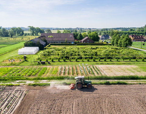 Drone opnamen proefhoeve Bottelare