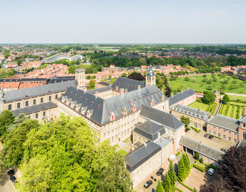 Drone opnamen Campus Brugge