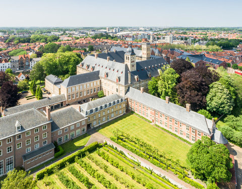 Drone opnamen Campus Brugge