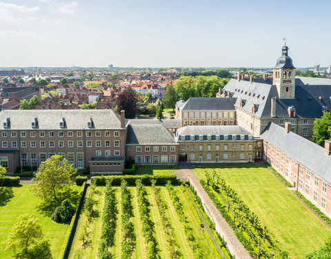 Drone opnamen Campus Brugge