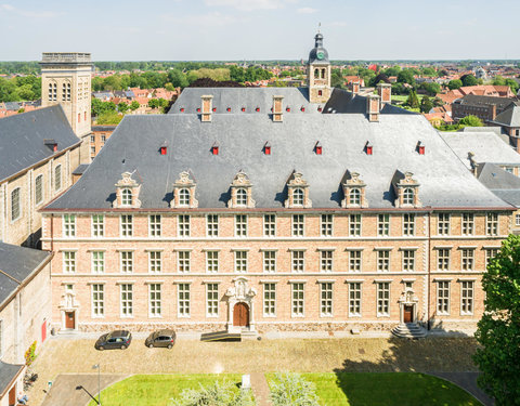 Drone opnamen Campus Brugge