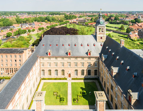 Drone opnamen Campus Brugge