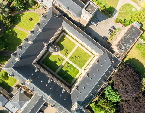 Drone opnamen Campus Brugge