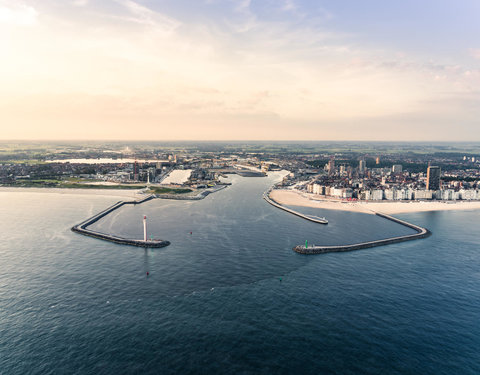 Drone opnamen haven Oostende