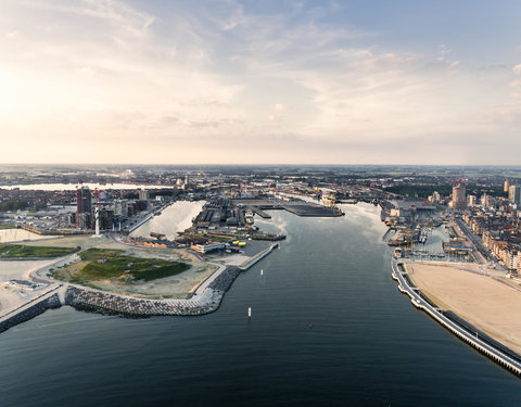 Drone opnamen haven Oostende