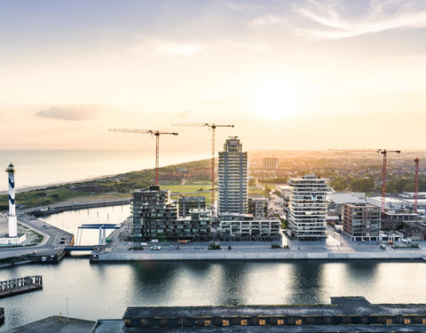 Drone opnamen haven Oostende