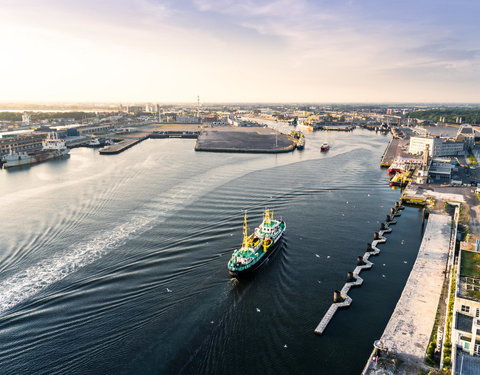 Drone opnamen haven Oostende