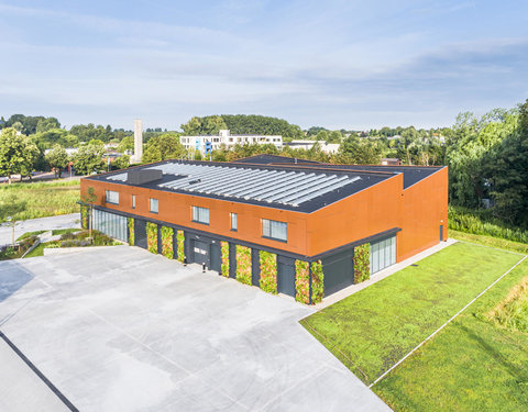 Drone opnamen Campus Kortrijk UGent