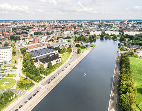 Drone opnamen Campus Dunant