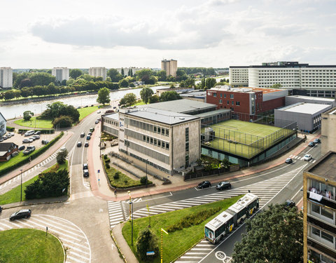 Drone opnamen Campus Dunant